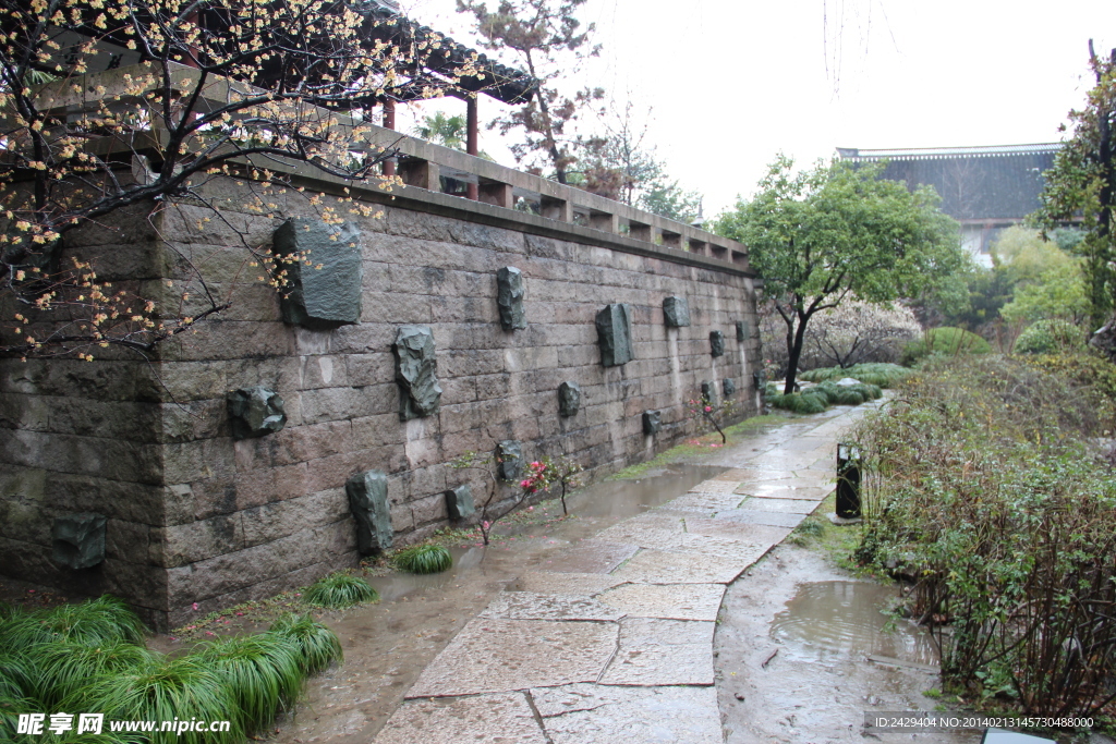 绍兴古城沈园