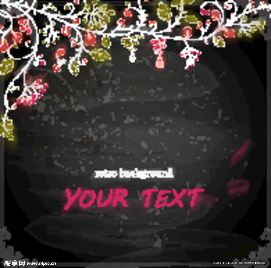 手绘花纹