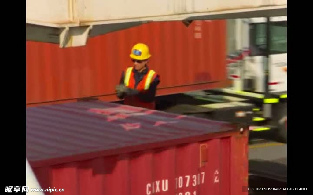 港口码头集装箱视频