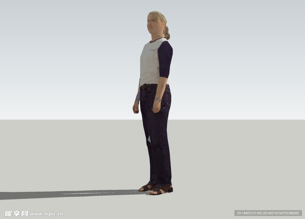 马尾辫女人