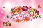 鲜花背景