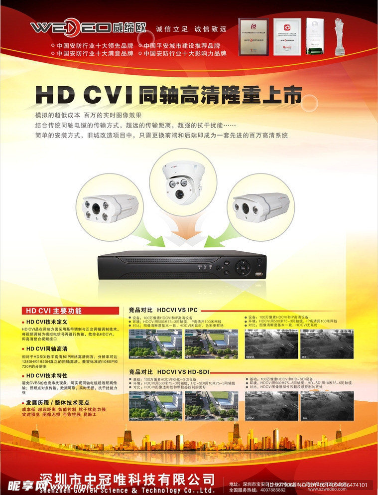 同轴CVI摄像机广告