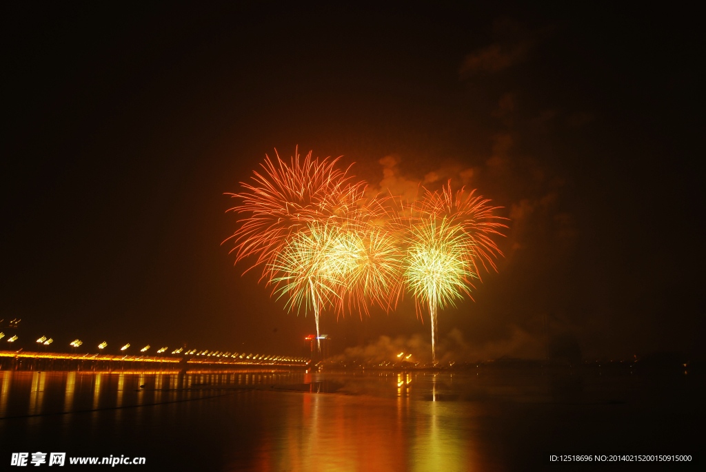 元宵夜烟花