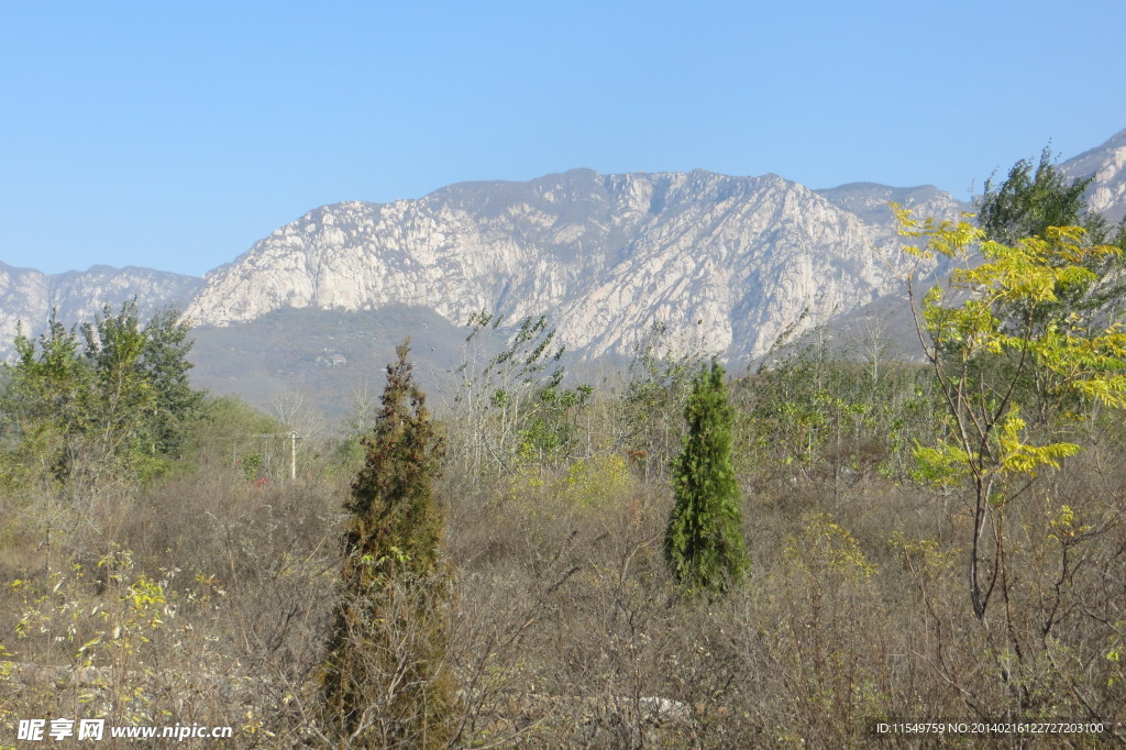 嵩山 峻极峰风光