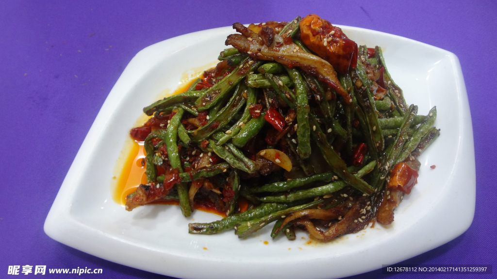 豆角炒肉