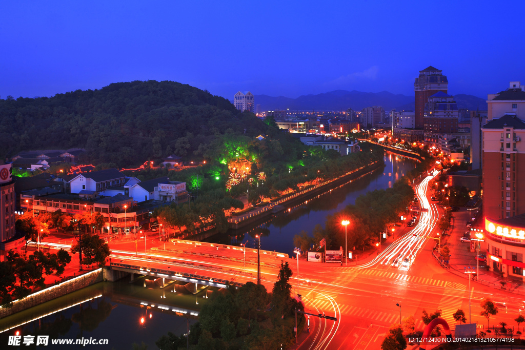 姚城夜景
