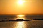 夕阳大海