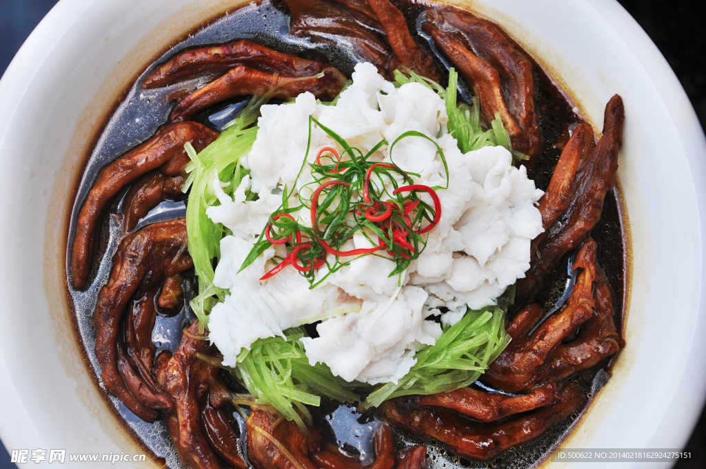 鱼片鸭掌