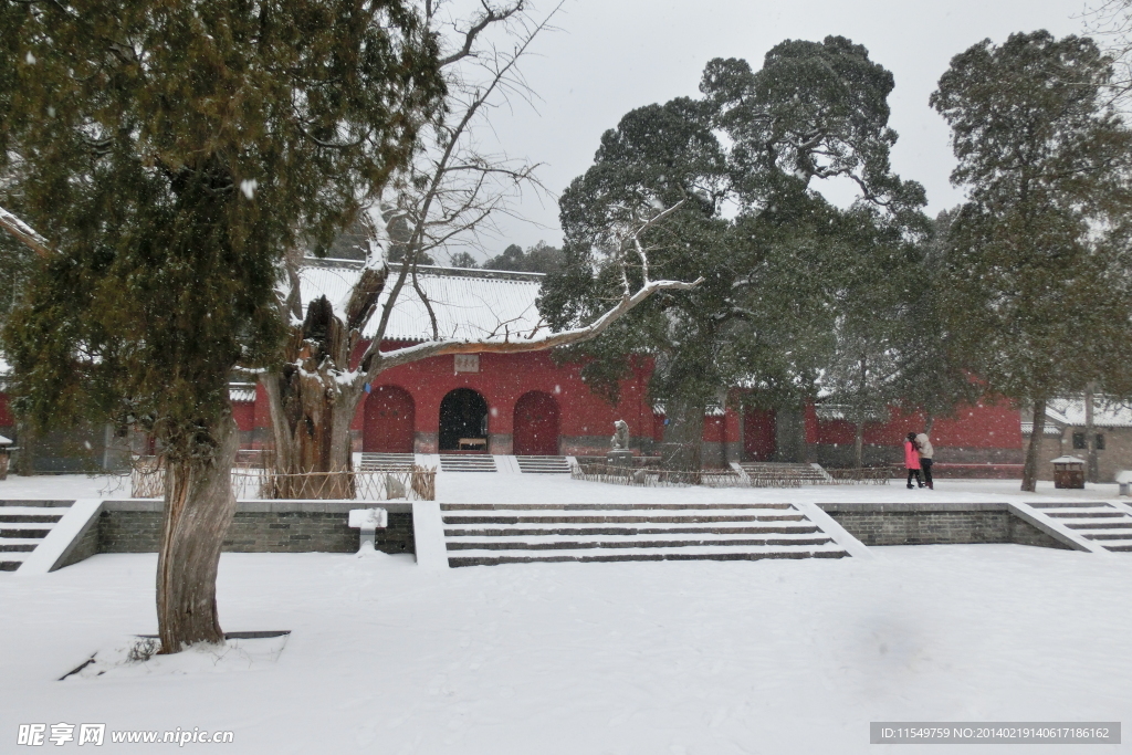 会善寺冬季雪景