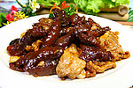 海参烧肉片