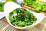 炝炒鸡毛菜