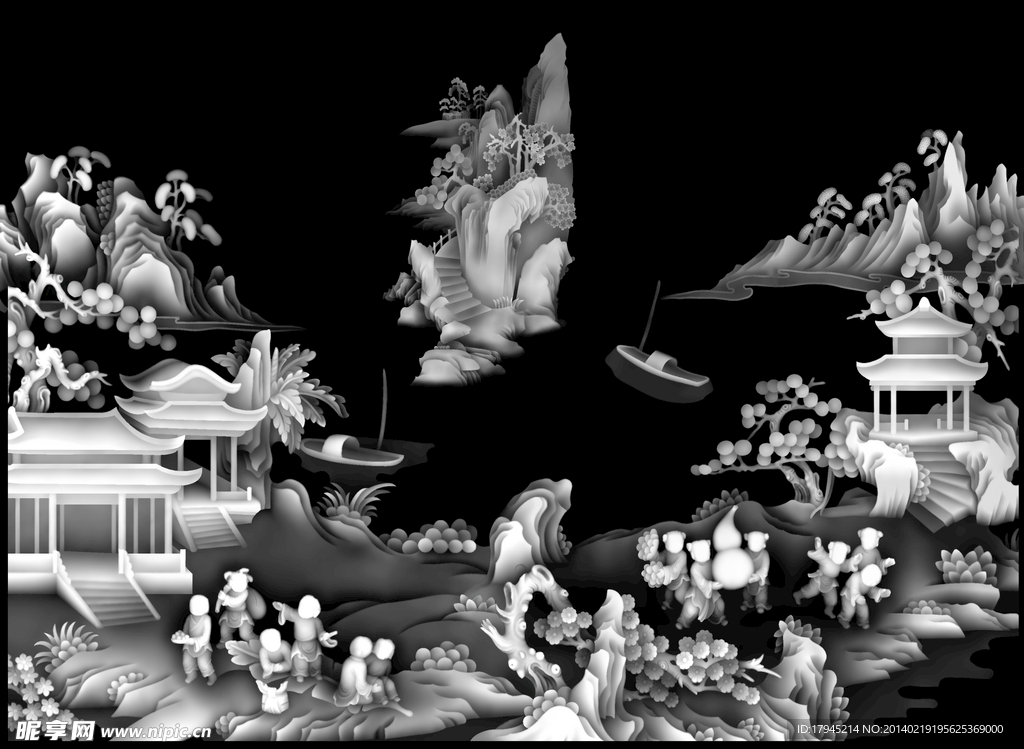 百子图