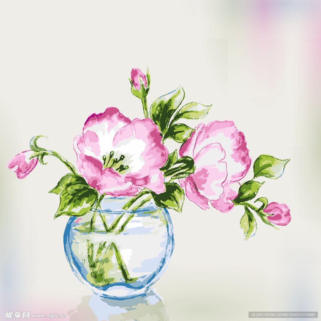 手绘花卉
