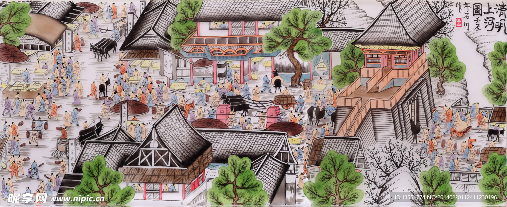 清明上河图 插画