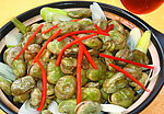 金葱烤蚕豆