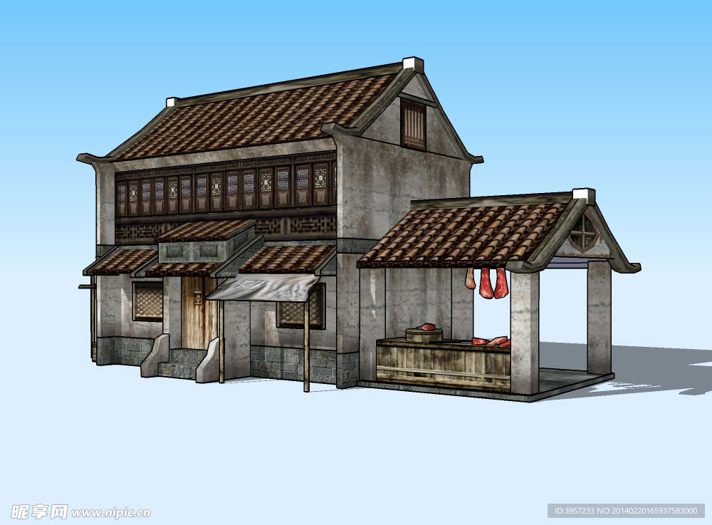 民居3D模型