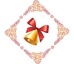 矢量花边 铃铛