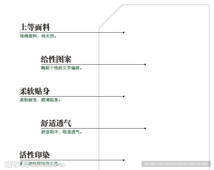 网店服装细节通用模板