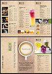韩国时尚饮品产品折页