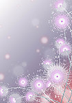 梦幻蒲公英矢量图