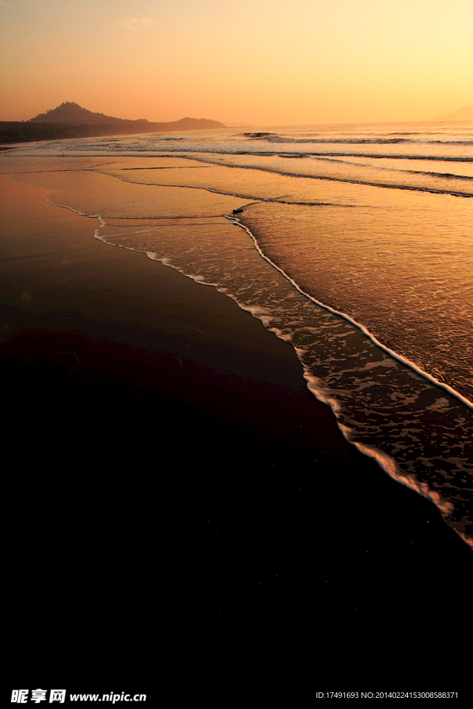户外 海边 夕阳