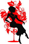 葡萄酒美女