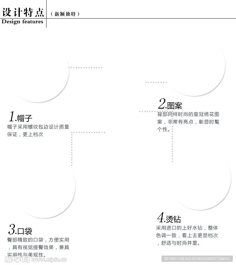 网店服装细节模板