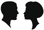 女人头像剪影