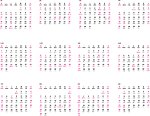 2015年日期