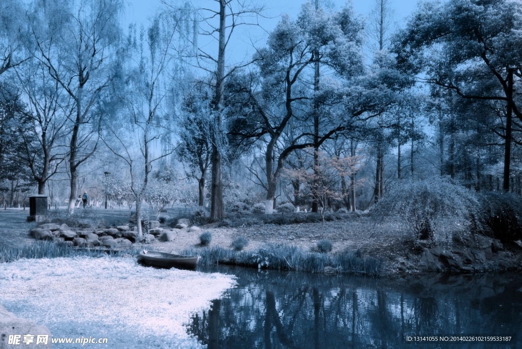 春雪西湖