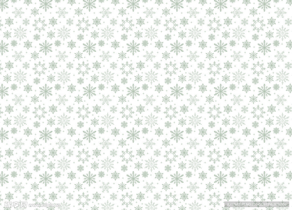 浅蓝紫各种雪花图案