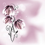 手绘鲜花
