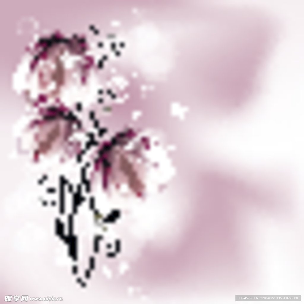 手绘鲜花