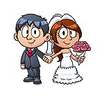 卡通婚礼