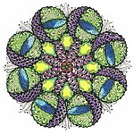 几何手绘插画