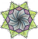 几何手绘插画