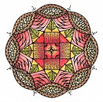 几何手绘插画