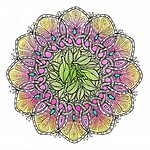 几何手绘插画