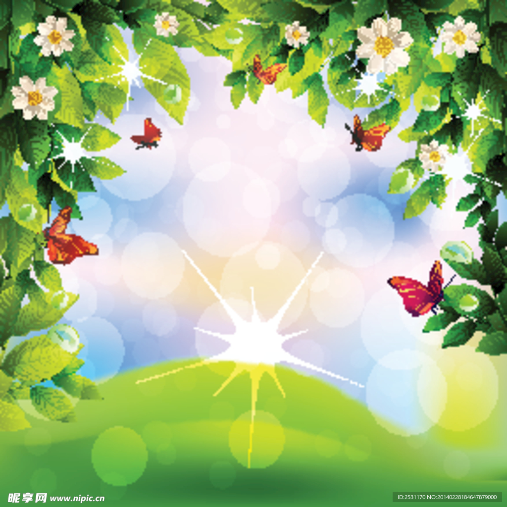 手绘花卉