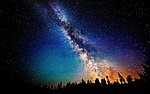 绚烂梦幻星空背景