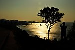 夕阳剪影