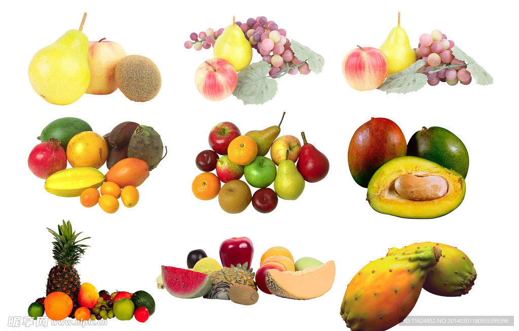 水果（背景分层）