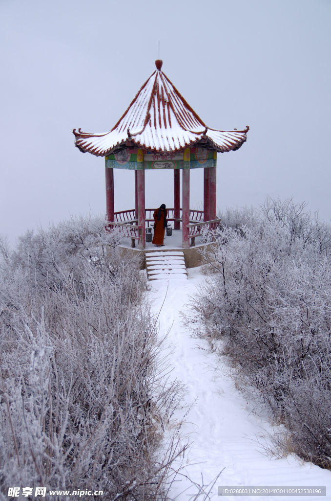 渑池韶山雪景