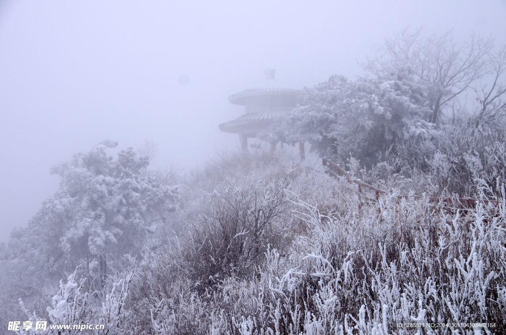 渑池韶山雪景