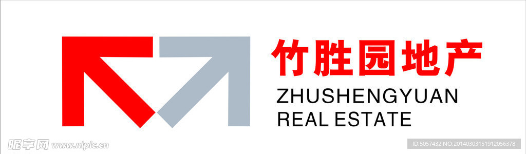 竹胜园地产LOGO
