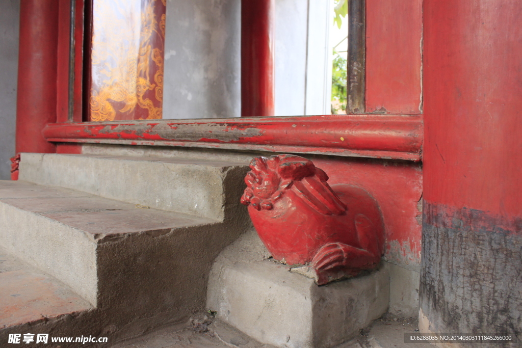 越南河内文庙门槛