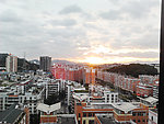 城市落日