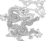 飞龙在天 雕刻