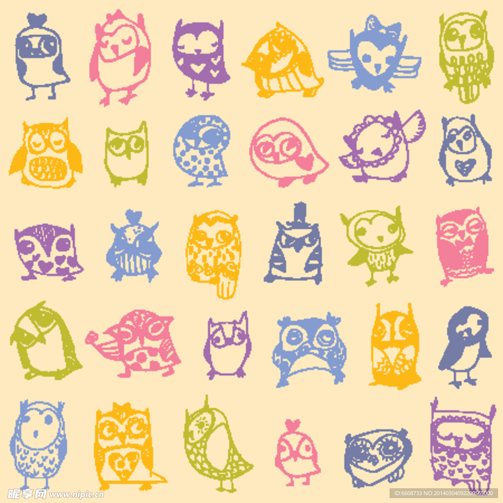 小鸟图案