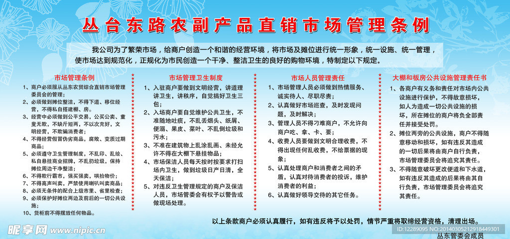 市场管理条例